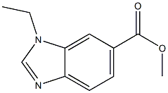 Methyl 1-ethyl-1H-1,3-benzodiazole-6-carboxylate Struktur