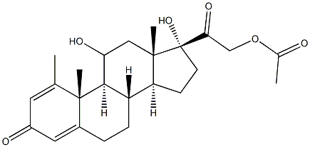 Methylprednisolone Acetate EP Impurity F Struktur