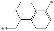 (5-bromoisochroman-1-yl)methanamine Struktur