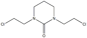 1,3-bis(2-chloroethyl)-tetrahydropyrimidin-2(1H)-one Struktur