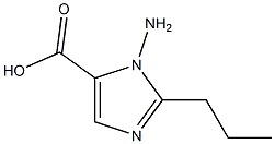 1-amino-2-propyl-1H-imidazole-5-carboxylic acid Struktur