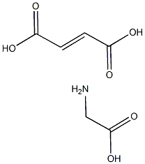 Glycine fumarate Struktur