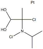 TRANS-DIHYDROXO-CIS-DICHLORODIISO-PROPYLAMINEPLATINUM Struktur