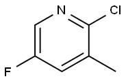 2-Chloro-5-fluoro-3-methylpyridine 98% Struktur