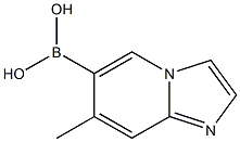 7-Methylimidazo[1,2-a]pyridine-6-boronic acid Struktur