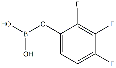 2,3,4-TRIFLUORO PHENYL BORIC ACID Struktur