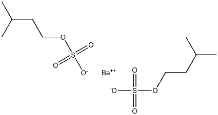 barium isoamyl sulfate Struktur