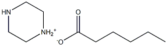 caproic acid piperazinium salt Struktur