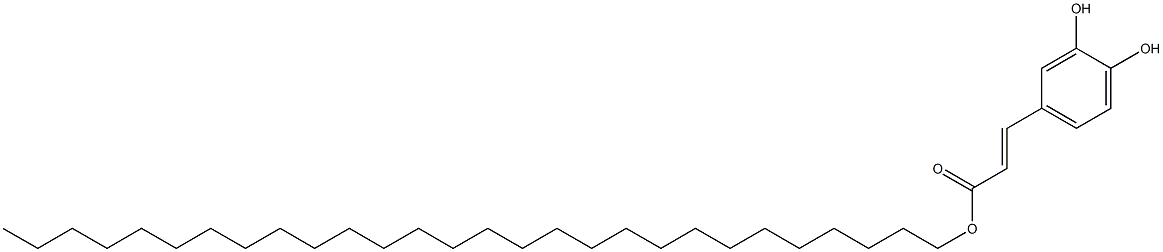 octacosyl 3',4'-dihydroxycinnamate Struktur