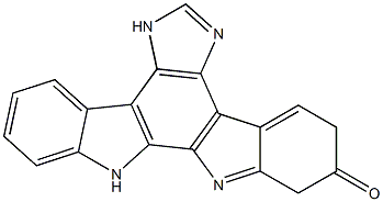 5H-indolo(2,3-a)imidazolo(4,5-c)carbazol-6(7H)-one Struktur