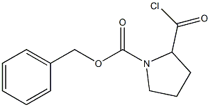 BENZYL2-(CHLOROFORMYL)-1-PYRROLIDINECARBOXYLATE Struktur