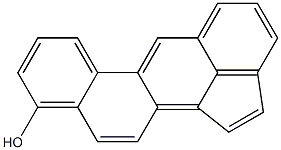 BENZ(J)ACEANTHRYLENE,10-HYDROXY- Struktur