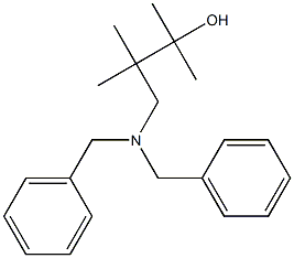 4-(dibenzylamino)-2,3,3-trimethylbutan-2-ol Struktur