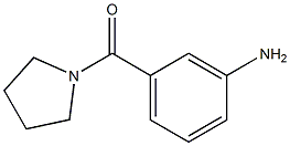 (3-Aminophenyl)(1-pyrrolidinyl)methanone Struktur