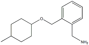 (2-{[(4-methylcyclohexyl)oxy]methyl}phenyl)methanamine Struktur