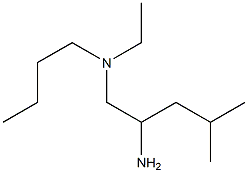 (2-amino-4-methylpentyl)(butyl)ethylamine Struktur