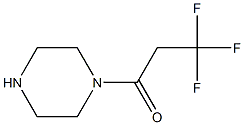 1-(3,3,3-trifluoropropanoyl)piperazine Struktur