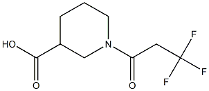 1-(3,3,3-trifluoropropanoyl)piperidine-3-carboxylic acid Struktur