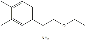 1-(3,4-dimethylphenyl)-2-ethoxyethan-1-amine Struktur