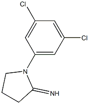 1-(3,5-dichlorophenyl)pyrrolidin-2-imine Struktur