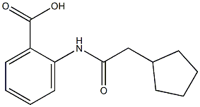 2-[(cyclopentylacetyl)amino]benzoic acid Struktur