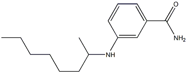 3-(octan-2-ylamino)benzamide Struktur