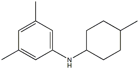 3,5-dimethyl-N-(4-methylcyclohexyl)aniline Struktur