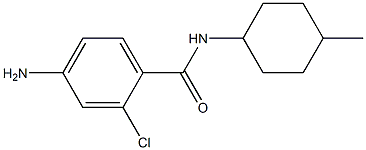 4-amino-2-chloro-N-(4-methylcyclohexyl)benzamide Struktur