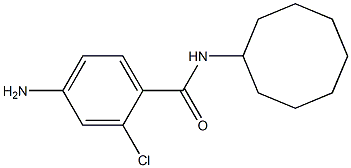 4-amino-2-chloro-N-cyclooctylbenzamide Struktur