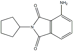 4-amino-2-cyclopentyl-2,3-dihydro-1H-isoindole-1,3-dione Struktur