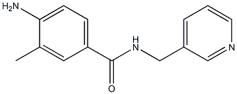 4-amino-3-methyl-N-(pyridin-3-ylmethyl)benzamide Struktur