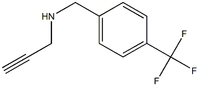 prop-2-yn-1-yl({[4-(trifluoromethyl)phenyl]methyl})amine Struktur