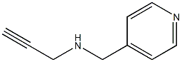 prop-2-yn-1-yl(pyridin-4-ylmethyl)amine Struktur