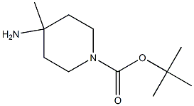 4-AMINO-4-METHYL-PIPERIDINE-1-CARBOXYLIC ACID TERT-BUTYL ESTER Struktur