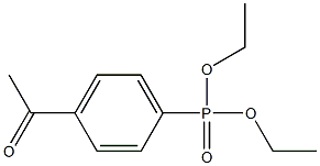 DIETHYL 4-ACETYLPHENYLPHOSPHONATE Struktur