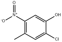 2-Chloro-4-methyl-5-nitro-phenol Struktur