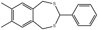 7,8-dimethyl-3-phenyl-1,5-dihydro-2,4-benzodithiepine Struktur