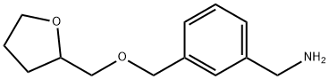 {3-[(oxolan-2-ylmethoxy)methyl]phenyl}methanamine Struktur