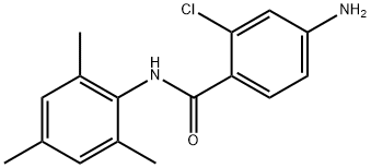 4-amino-2-chloro-N-(2,4,6-trimethylphenyl)benzamide Struktur