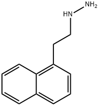 (2-(naphthalen-1-yl)ethyl)hydrazine Struktur