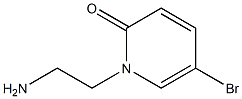 1-(2-aminoethyl)-5-bromopyridin-2(1H)-one Struktur