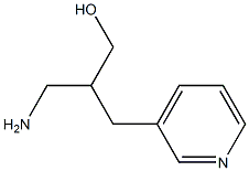 3-amino-2-(pyridin-3-ylmethyl)propan-1-ol Struktur