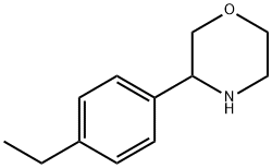 3-(4-ETHYLPHENYL)MORPHOLINE Struktur