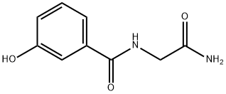 2-[(3-hydroxyphenyl)formamido]acetamide Struktur