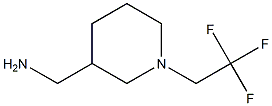 [1-(2,2,2-trifluoroethyl)piperidin-3-yl]methanamine Struktur