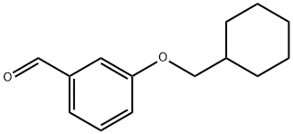 3-(cyclohexylmethoxy)benzaldehyde Struktur