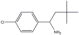 1-(4-chlorophenyl)-3,3-dimethylbutan-1-amine Struktur