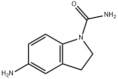 5-amino-2,3-dihydro-1H-indole-1-carboxamide Struktur