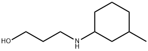 3-[(3-methylcyclohexyl)amino]propan-1-ol Struktur