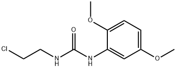 1-(2-Chloroethyl)-3-(2,5-dimethoxyphenyl)urea Struktur